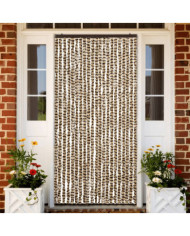 Moustiquaire Beige et marron 90x220 cm Chenille | Mobilier & Déco