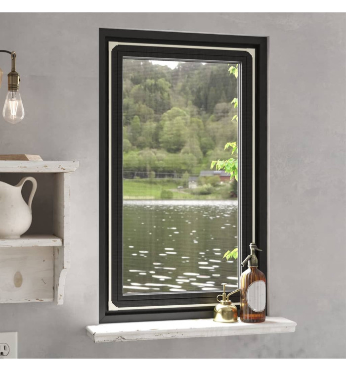 Moustiquaire magnétique pour fenêtres blanc 80x140 cm | Mobilier & Déco