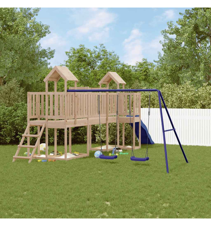 Aire de jeux d'extérieur bois de pin massif | Mobilier & Déco