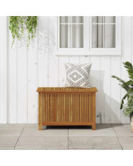 Boîte de rangement de jardin 90x50x58 cm bois d'acacia massif | Mobilier & Déco