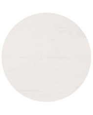 Dessus de table Blanc Ø40x2,5 cm Bois de pin massif | Mobilier & Déco