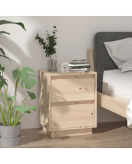 Table de chevet 40x35x50 cm Bois de pin solide | Mobilier & Déco