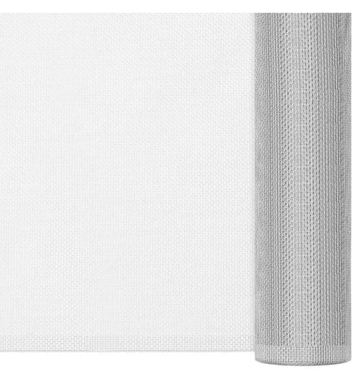 Écran en treillis Aluminium 112X500 cm Argenté | Mobilier & Déco
