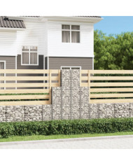 6 gabions en fil galvanisé | Mobilier & Déco