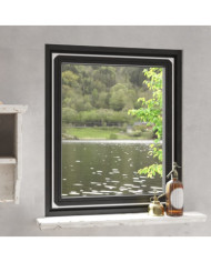 Moustiquaire magnétique pour fenêtres blanc 100x120 cm | Mobilier & Déco