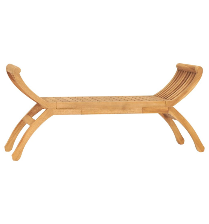 Banc de jardin 126 cm Bois de teck solide | Mobilier & Déco