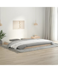 Cadre de lit sans matelas 200x200 cm bois massif de pin | Mobilier & Déco