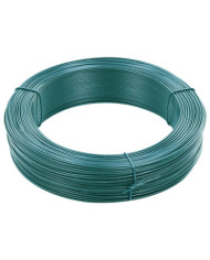 Fil de liaison de clôture 250 m 0,9/1,4 mm Acier Vert noirâtre | Mobilier & Déco