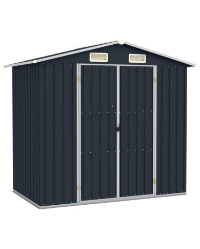 Abri de jardin Anthracite 205x129x183 cm Acier galvanisé | Mobilier & Déco