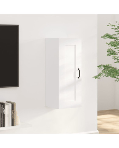 Armoire suspendue Blanc 35x34x90 cm Bois d'ingénierie | Mobilier & Déco
