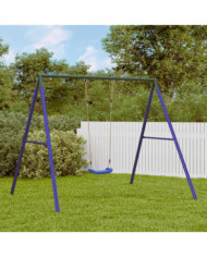 Cadre de balançoire extérieur et 2 crochets de suspension acier | Mobilier & Déco
