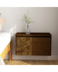 Armoire murale Marron miel 60x30x35 cm Bois de pin massif | Mobilier & Déco