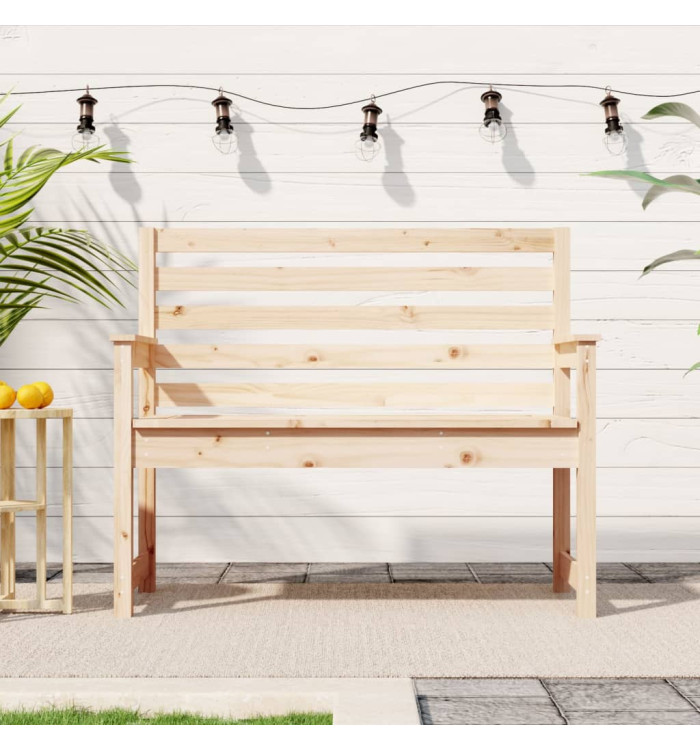 Banc de jardin 109x48x91,5 cm bois massif de pin | Mobilier & Déco