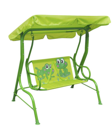 Siège balançoire pour enfants vert | Mobilier & Déco