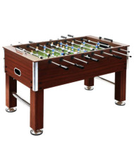Table de football Acier 60 kg 140 x 74,5 x 87,5 cm Marron | Mobilier & Déco