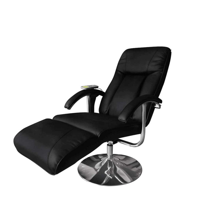 Fauteuil de massage Noir Similicuir | Mobilier & Déco