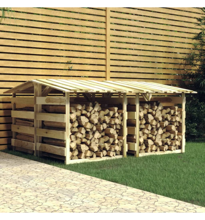 Pergolas avec toits 4 pcs 100x90x100 cm Bois de pin imprégné | Mobilier & Déco