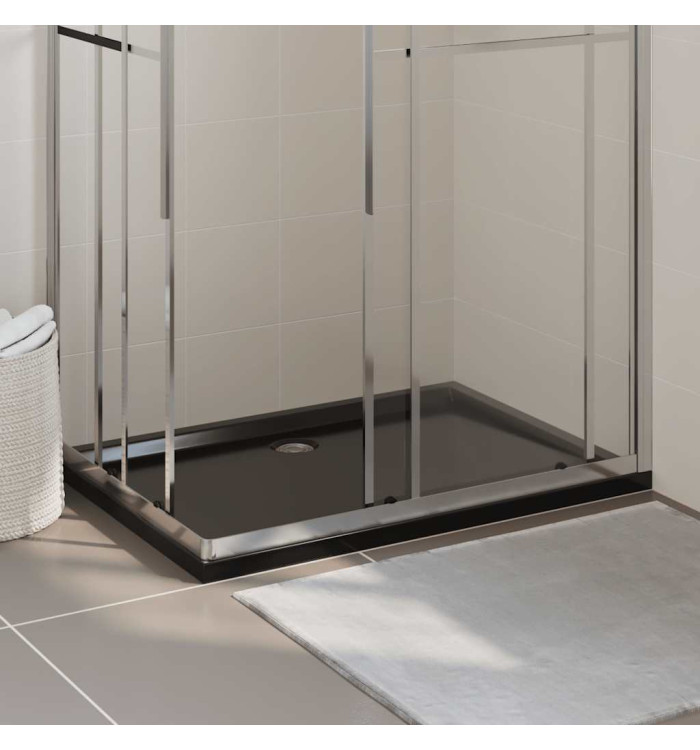 Receveur de douche rectangulaire ABS Noir 80x120 cm | Mobilier & Déco