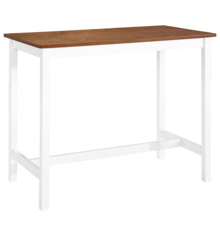 Table de bar Bois massif 108x60x91 cm | Mobilier & Déco