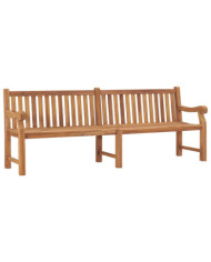 Banc de jardin 228 cm bois de teck solide | Mobilier & Déco
