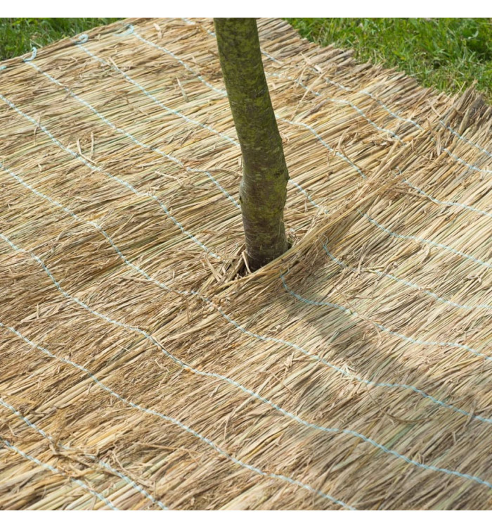 Nature Bâche de protection hivernale Paille de riz 1x1,5 m | Mobilier & Déco
