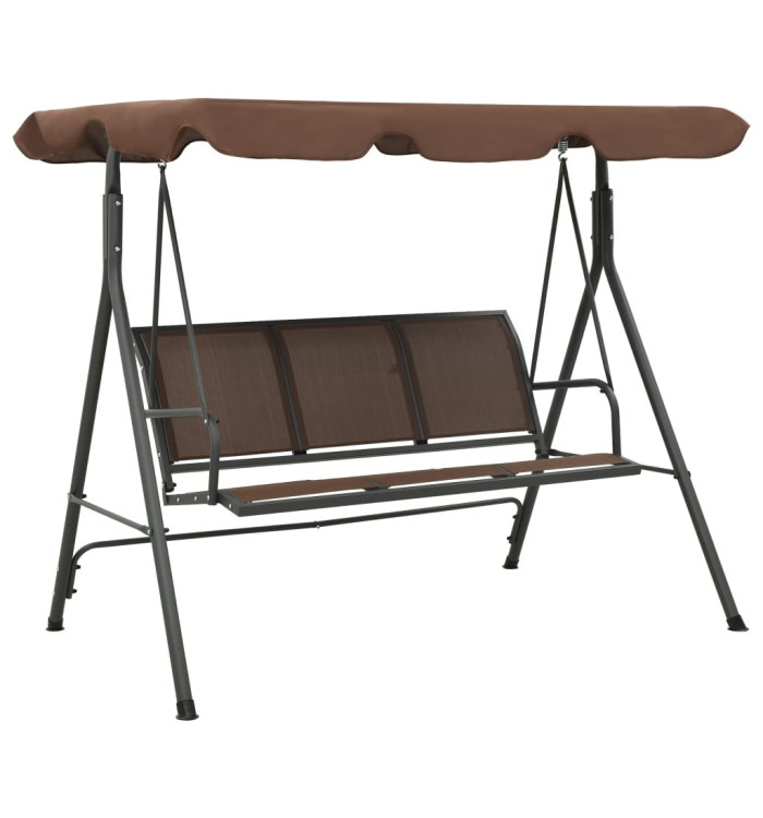 Balancelle de jardin avec auvent Café | Mobilier & Déco