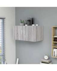 Armoire murale Sonoma gris 80x39x40 cm Bois d'ingénierie | Mobilier & Déco