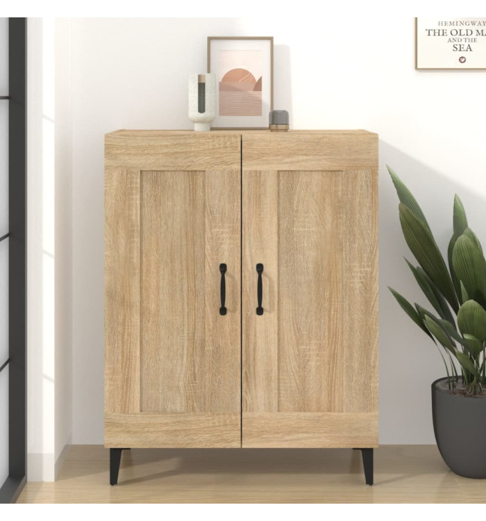 Buffet Chêne sonoma 69,5x34x90 cm Bois d'ingénierie | Mobilier & Déco