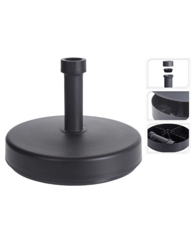ProGarden Base de parasol rond 46 cm gris | Mobilier & Déco