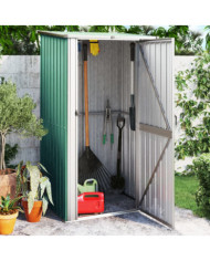 Abri de jardin Vert 118,5x97x209,5 cm Acier galvanisé | Mobilier & Déco