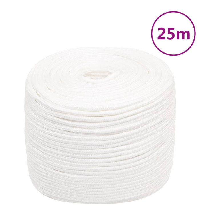 Corde de bateau Blanc complet 10 mm 25 m Polypropylène | Mobilier & Déco