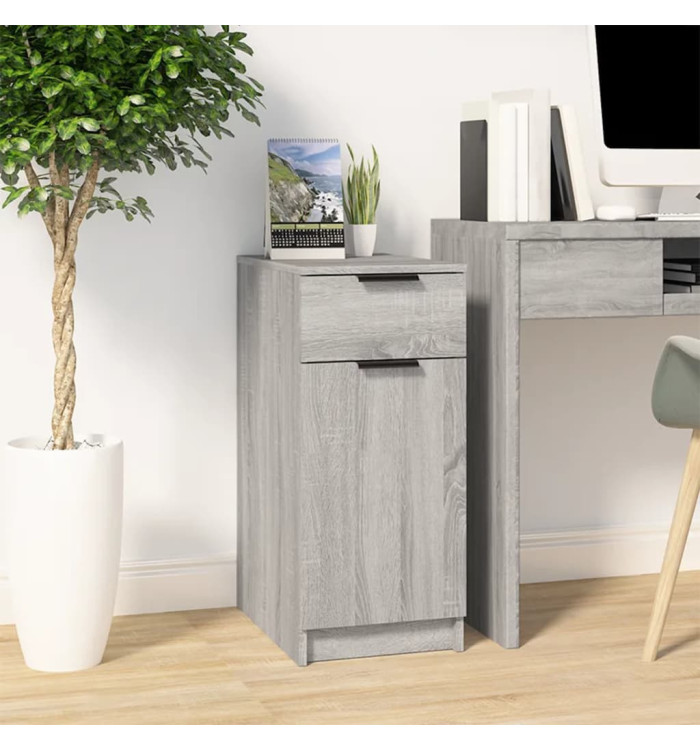 Armoire de bureau Sonoma gris 33,5x50x75 cm Bois d'ingénierie | Mobilier & Déco