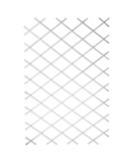 Nature Palissade de jardin 100 x 200 cm PVC Blanc | Mobilier & Déco