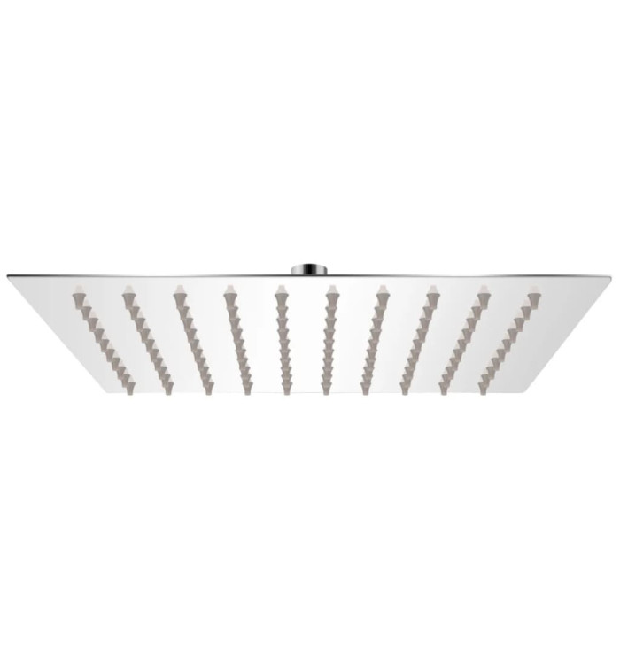 Tête de douche plongeante carrée en acier inoxydable 20x20 cm | Mobilier & Déco