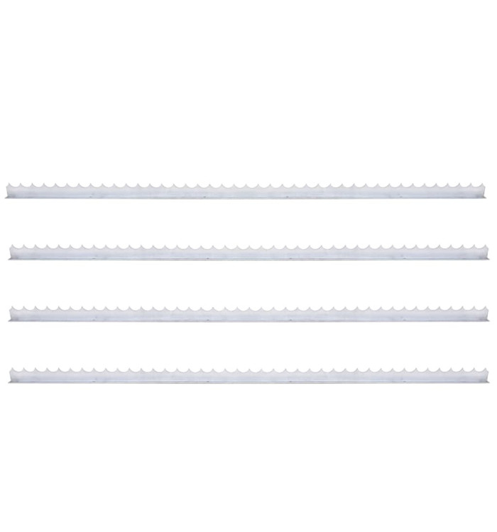 Piquets muraux 4 pcs 1 m Acier galvanisé | Mobilier & Déco