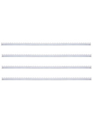 Piquets muraux 4 pcs 1 m Acier galvanisé | Mobilier & Déco