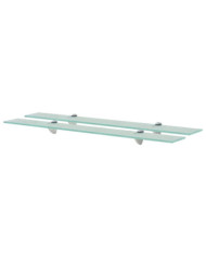 Étagères murales 2 pcs Verre 80 x 20 cm 8 mm | Mobilier & Déco