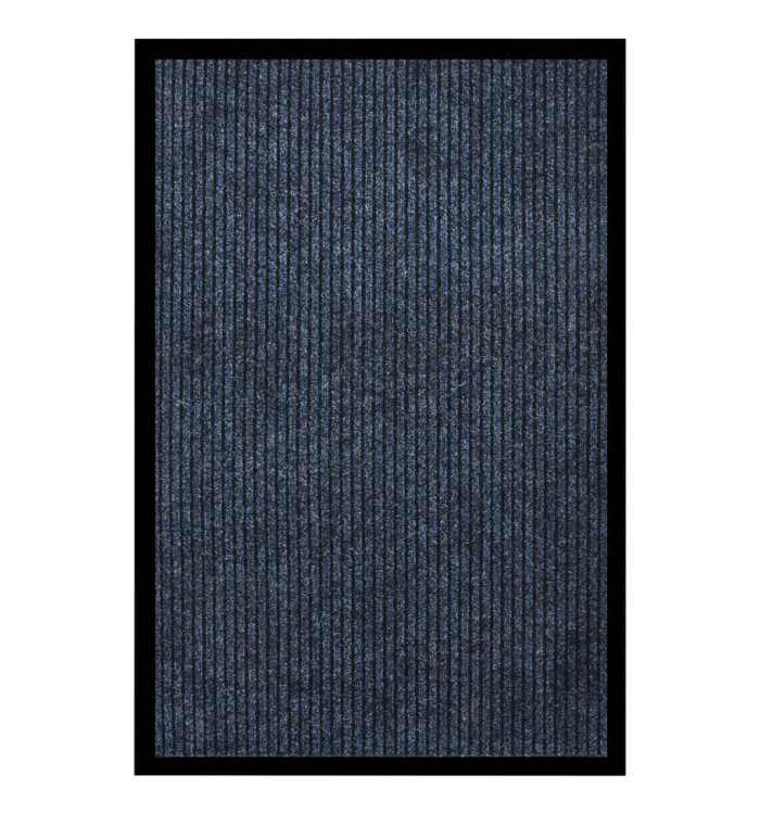 Paillasson rayé Bleu 80x120 cm | Mobilier & Déco