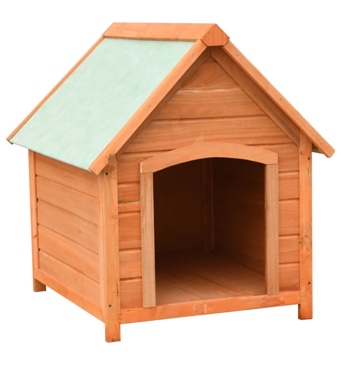 Niche pour chiens Bois de pin et de sapin massif 72x85x82 cm | Mobilier & Déco