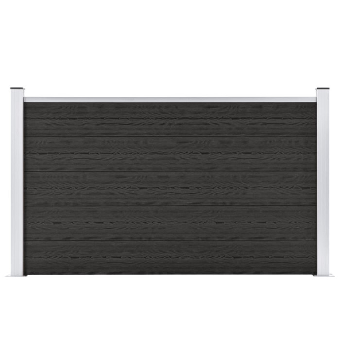 Clôture de jardin WPC 180x105 cm Gris | Mobilier & Déco