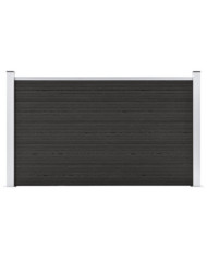 Clôture de jardin WPC 180x105 cm Gris | Mobilier & Déco