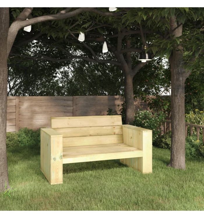 Banc de jardin 139 cm bois de pin imprégné | Mobilier & Déco