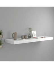 Étagère flottante murale blanc 80x23,5x3,8 cm MDF | Mobilier & Déco