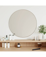 Miroir mural Argenté Ø 50 cm Rond | Mobilier & Déco