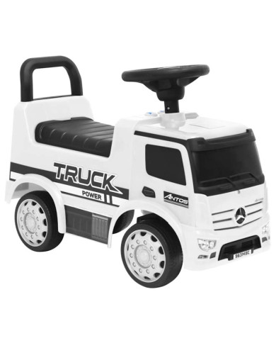 Camion à pédales Mercedes-Benz Blanc | Mobilier & Déco