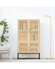 Buffet haut 70x35x125 cm bois d'ingénierie | Mobilier & Déco