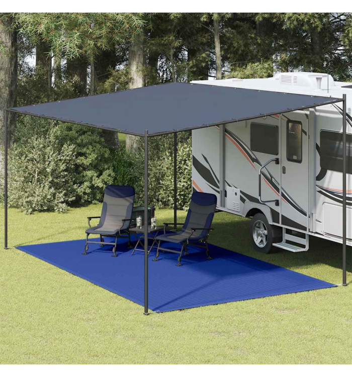 Tapis de tente 300x600 cm Bleu PEHD | Mobilier & Déco