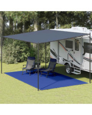 Tapis de tente 300x600 cm Bleu PEHD | Mobilier & Déco