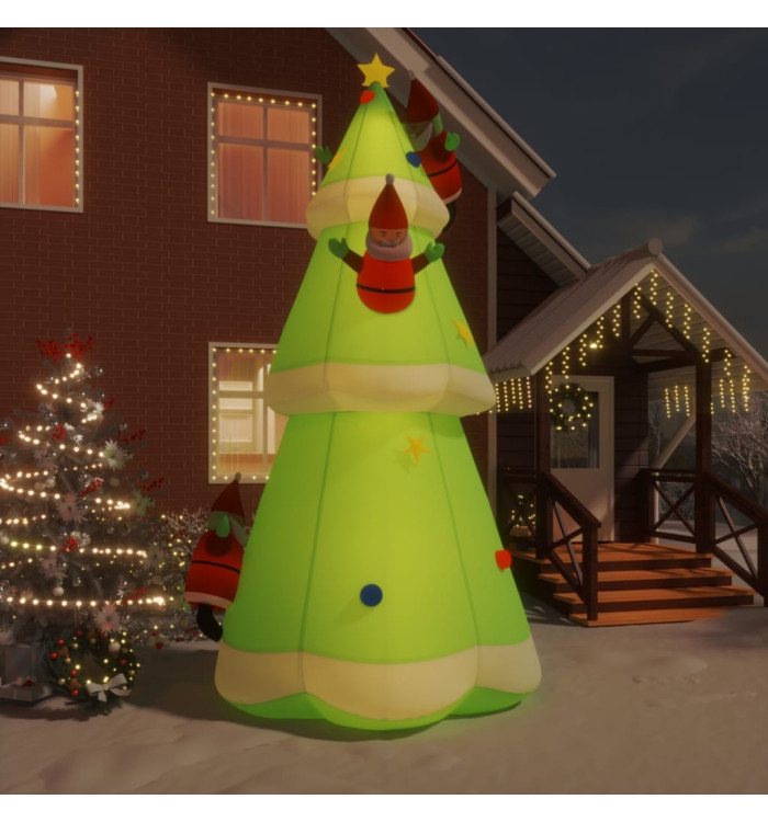 Arbre de Noël gonflable avec LED 500 cm | Mobilier & Déco
