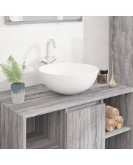Lavabo blanc 36x15 cm céramique rond | Mobilier & Déco